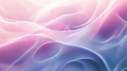 Obraz premium Abstract Pink and Blue Gradient Waves