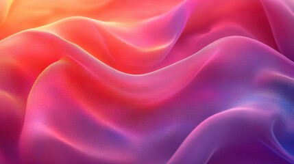 Fototapeta premium Colorful fabric waves, abstract background, design texture