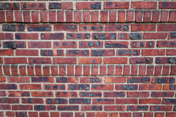 Brick Wall with Space for Announcements or Advertisements
