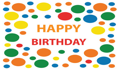 A colorful background with many small circles