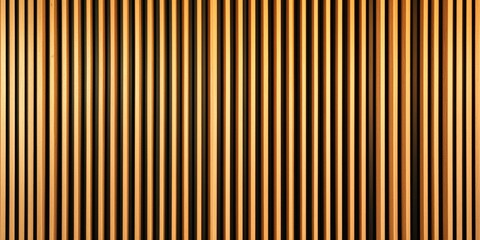 Obraz premium Elegant wooden slats create a sophisticated acoustic environment.