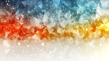 Abstract geometric design in red, white, and black, symbolizing chaos and contrast. The blurred background creates a dynamic, modern feel with empty caption space for creative expression.

