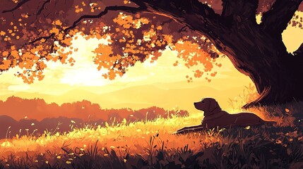 Golden Hour Canine