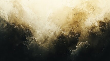 Obraz premium Golden cloudscape, atmospheric, dramatic lighting, background texture, design element