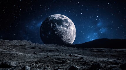 A Stunning View Of The Moon From A Distant World
