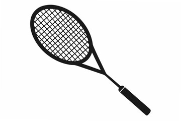 badminton  racket  silhouette