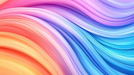 Obraz premium Abstract Colorful Gradient Swirls