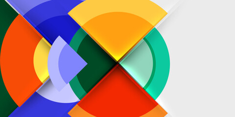 Target circle geometric abstract shapes. Vector Illustration For Wallpaper, Banner, Background, Card, Book Illustration, landing page