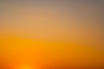 Enjoy a panoramic view of the skyline. The sun rises in the morning sky with colorful clouds. and beautiful cloud patterns In the soft light of the morning	
