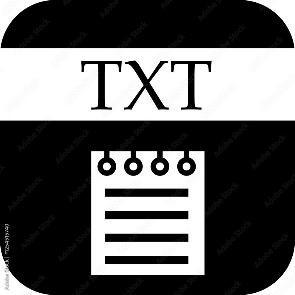 Poster file icon. format of document on computer flat symbol. txt file sign. audio extension graphic multim
