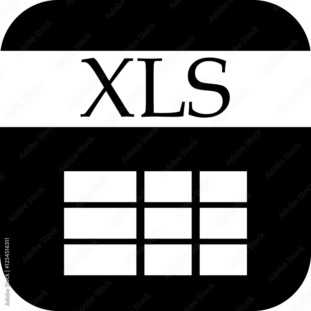 Fototapete file icon. format of document on computer flat symbol. xls file sign. audio extension graphic multim