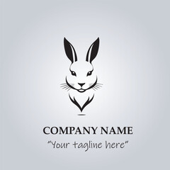 Rabbit logo company illustration