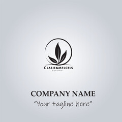 Tree logo company vector illustration