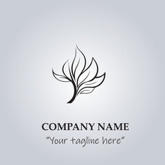 Tree logo company vector illustration