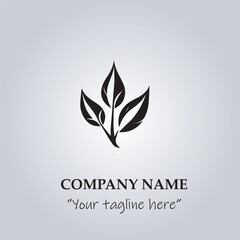 Tree logo company vector illustration