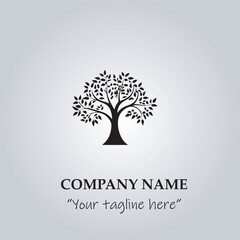 Obraz premium Tree logo company vector illustration