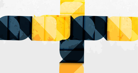 Grainy texture geometric abstract background. Vector Illustration For Wallpaper, Banner, Background, Card, Book Illustration, landing page