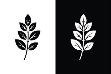 Sleek Thyme Silhouette. Perfect for Modern Herb Themes