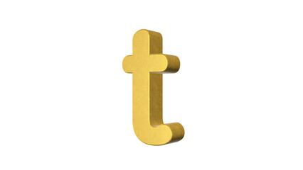 Obraz premium English alphabet Letter T 4k animated video. Script text labels.