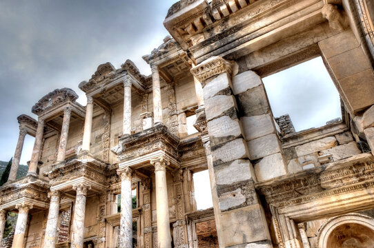 Ancient Marble Structure Library