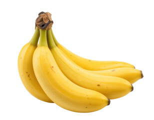 bananas isolated on transparent or white white background