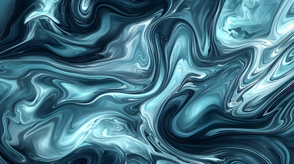 Fototapeta premium Blue marble texture with swirling patterns and cosmic appearance suitable for backgrounds and design projects