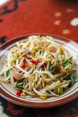 Indonesian cuisine rich in spices, captured on February 10, 2025. The vibrant colors and aromatic ingredients create a flavorful and authentic culinary experience