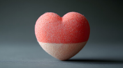 Happy valentine day pink day  heart new with copy space 