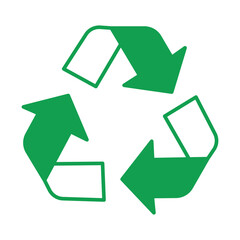 Obraz premium recycle sign symbol vector icon