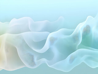 Fototapeta premium Flowing pastel fabric, abstract background