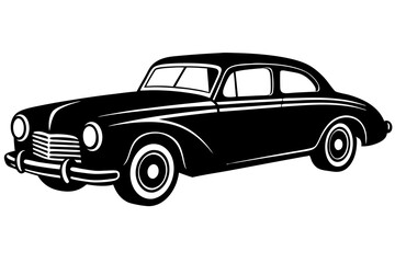 Obraz premium vintage car vector