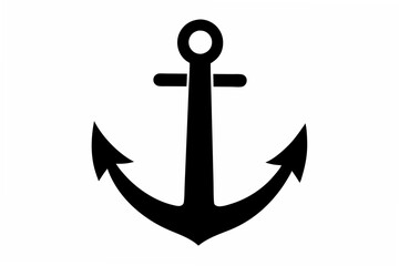 anchor  silhouette illustration