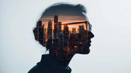 The vibrant cityscape at sunset reflects the dynamic interplay of innovative finance and cutting edge technology powering the growth and transformation of this thriving metropolitan hub