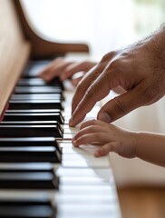 Obraz premium Piano Lesson Duet