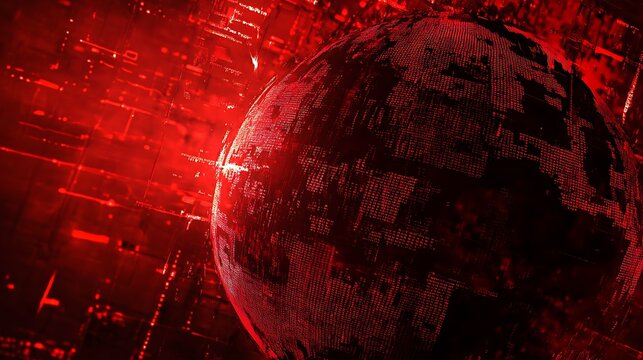 Digital Globe: Red Matrix Data Sphere