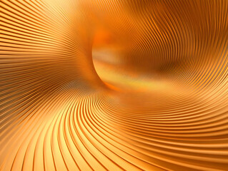 Golden Abstract 3D Background Illustration
