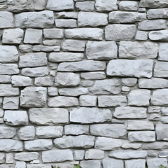 Fototapeta premium Gray Stone Wall Background Texture