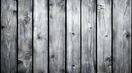 Naklejka premium Grey Wooden Planks Background Texture