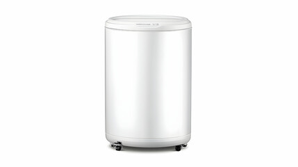 White Portable Cooler on Wheels
