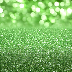 Naklejka premium Green Glitter Abstract Background Image