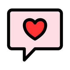 Bubble chat love