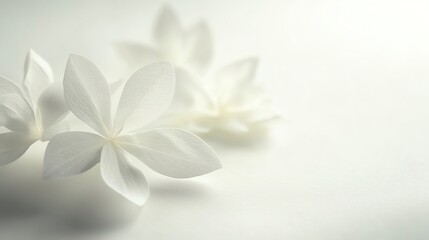 Naklejka premium A refined, minimalist white background with delicate paper texture in snow white and ivory, perfect for projects that need pure elegance and simplicity.