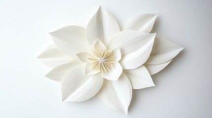 A refined, minimalist white background with delicate paper texture in snow white and ivory, perfect for projects that need pure elegance and simplicity.