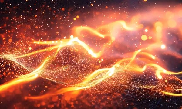 Glowing Spiderweb Graph in Digital Void Representing Complex Data Relationships