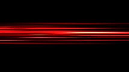Fototapeta premium Abstract Red Light Streaks on Black Background