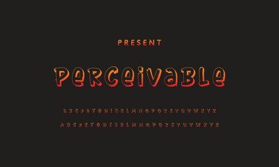 Alphabet in street graffiti style, hand drawn. vector graffiti alphabet on isolated black background.