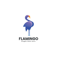 Flamingo Gradient Colorful Logo