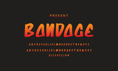 Colourful Graffiti Font, this font can be used for logos and it looks perfect for short phrases and taglines