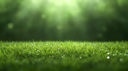Naklejka premium Green Grass Background Image Lush Meadow