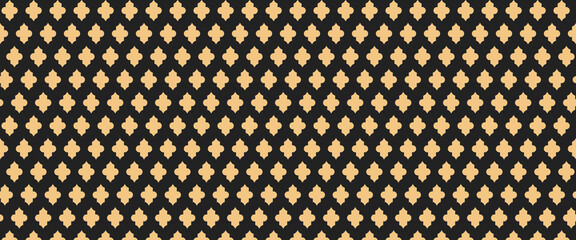 Islamic Seamless geometric pattern in authentic arabian Subtle simple golden islamic design style, Collection of seamless ornamental white abstract islamic background with arabian pattern style.